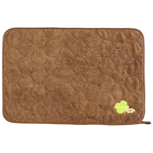 オカ(OKA)サンリオキャラクターズポムポムプリンバスマット40cmx60cm(ブラウン足ふきマット乾燥機可速..