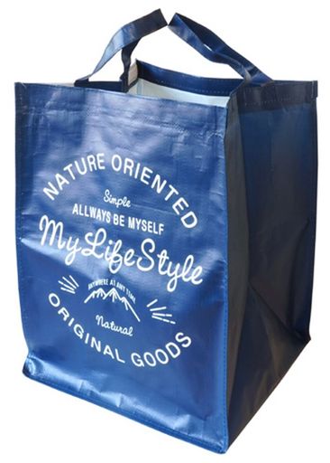 リビング収納ボックス洗濯かごおもちゃ箱幅30x奥行30x高さ39cm35L連結可能ブルー