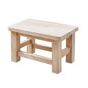 JIHYECOU椅子木製低いスツール四角30*20*18CM子供用ウォールナット腰掛け玄関足置き台フットレスト小さい台フラワースタンド花台室内組立簡単ミニスツールウッドスツール(ナチュラル)