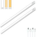CHUQISHEJI人感センサーライトUSB充電式LED照明3色調整マグネット式室内キッチンライトワードローブ食器棚ロッカーベッドサイド廊下玄関階段マグネット吸着ホワイト40CM(2個入り)(3)