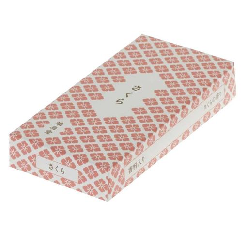 鳩居堂お線香花の香りさくら紙箱バラ詰約75g14cm