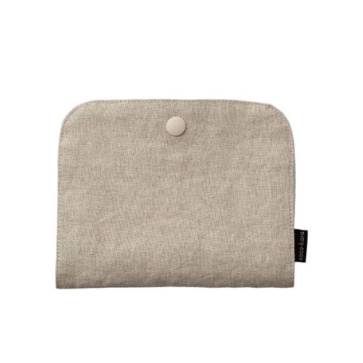 H13-0020日本製携帯用抗菌マスクケースマスク耳ひもが持ち手になる(無地ナチュラル)