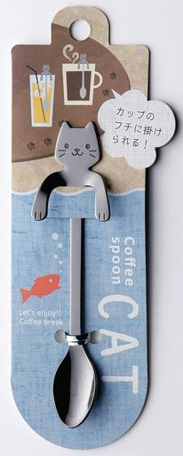 高桑金属コーヒースプーンCATステンレスくろネコ405077
