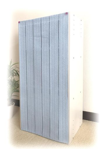 カラーボックスカバーカラーボックスカーテンラックカバーラック目隠しおしゃれスッキリ幅40x丈88cm梨..