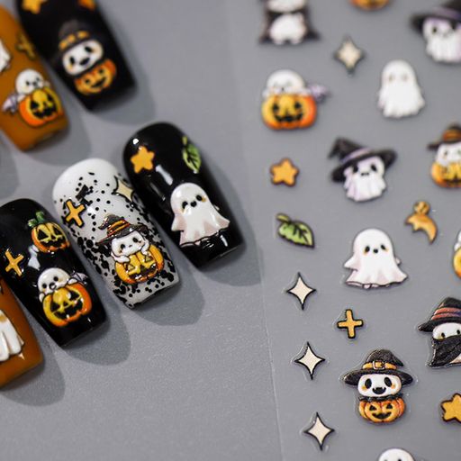 ハロウィン幽霊かぼちゃネイルシール3D浮き彫りネイルセット2枚入りかわいいアニメグッズネイルステッカーネイルパーツネイルセットネイルアートネイルステッカーデザインネイルデコ… ハロウィン幽霊かぼちゃネイルシール3D浮き彫りネイルセット2枚入りかわいいアニメグッズネイルステッカーネイルパーツネイルセットネイルアートネイルステッカーデザインネイルデコ…
