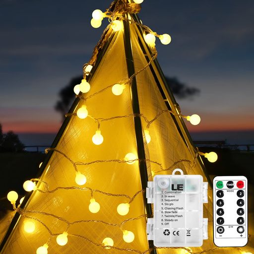 LightingEVERイルミネーションライトledガーランドライトキャンプライト電池式デコレーションライトフ..