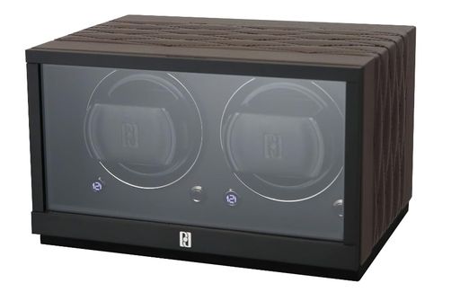 2本巻き素材マイクロファイバーPUレザー 回転数:約600or約900or約1200or約1500or約1800or約2100回転/日選択可 回転方向:時計回りor反時計回りor両方向回転選択可 サイズ:幅23.5x奥行き16.5x高さ14cm LEDライト