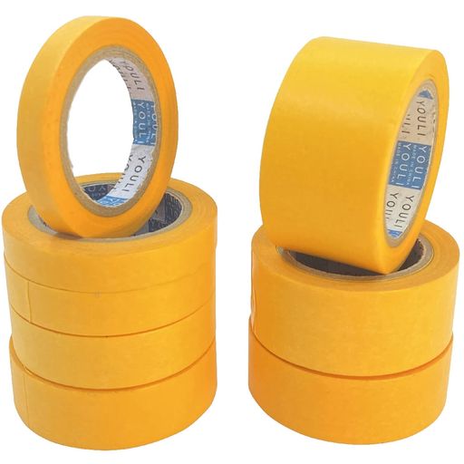 [Cicogna]プラモデル塗装用マスキングテープ8本セット8mm10mm12mm15mm18mm20mm24mm30mmホビー用プラモスジボリ