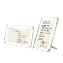 BBESTアクリルフォトスタンドフォトフレーム名刺サイズチェキサイズ109x73mm1個入りマグネット磁石クリア透明スタンド写真立て名刺チェキアクリルフォトフレ...