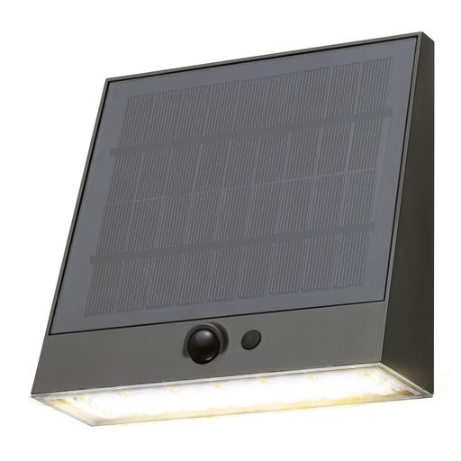 タカショーソーラーライト屋外ExLightsソーラーウォールライトCUBE2型ダークグレー防犯センサーライト屋外明るい長時間点灯エントランスABS樹脂、ポリカーボネートLGS-EL04