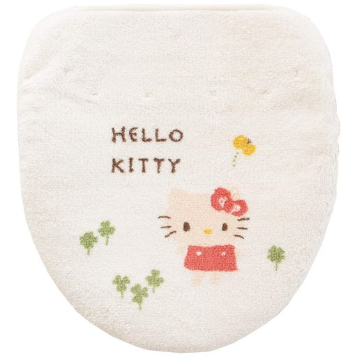 オカ(OKA)ふたカバーアイボリードレニモタイプ(U・O・洗浄・暖房型兼用)ハローキティフレンド(キティち..