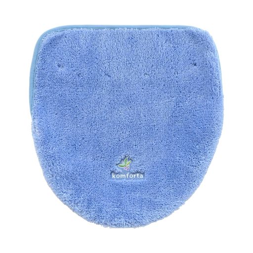 オカ(OKA)コムフォルタ6トイレフタカバードレニモタイプ(兼用タイプ)ブルー(シンプルかわいいカジュアル無地)