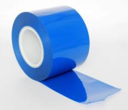 【ヘルスリフェ】養生テープ表面保護シート200m幅10cm剥せるマスキングテープ表面保護フィルム塗装テープ傷防止ライトブルーポリエチレンフィルム幅100mm長さ...