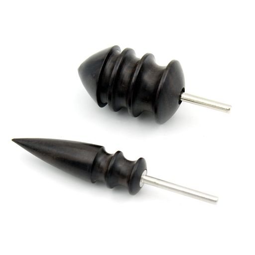 YFFSFDC電動コバ磨きDIY黒檀革工芸2サイズ革磨きコバ磨き革磨きレザースティック革細工革工芸革手芸道具ブラック