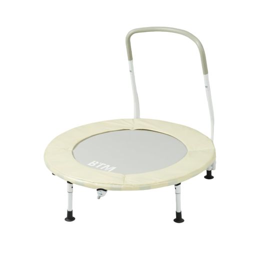 オーエスジェイ(OSJ)補助手すり付きトランポリンダイエット器具健康器具折りたたみおもちゃエクササイ..