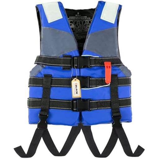 【水遊びに欠かせないライフジャケット】海や川、湖に出かける機会が多い季節に、水遊びや釣りに欠かせないアイテムです。頻繁に使用されるレジャー施設やビジネスに最適です。 【ストラップで調節可能】このフローティングベストは最大120kgの重さがあ...