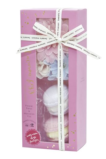 スウィーツメゾン入浴剤ギフトマカロンフィズフラワーペタル女性誕生日プレゼントプチギフトフルーティーミックス