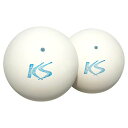 コクサイ(Kokusai)練習用ソフトテニスボールKSソフトテニスボールV77バルブ式ホワイト2個入KS077W-HP2