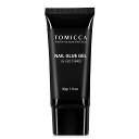 TOMICCAネイルグルーネイルチップ接着剤30g大容量ネイルチップ用ネイルジェル、フェイクネイル用ジェルのアップグレード、超強力硬化ネイルチップジェル長持ちす用彫刻、装飾用ネイル…