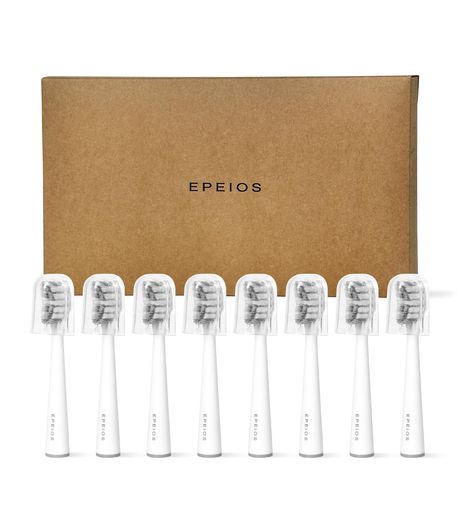 エペイオス(Epeios)電動歯ブラシ音波歯ブラシ替えブラシヘッド8本歯ブラシ音波式電動歯ブラシ専用替え..