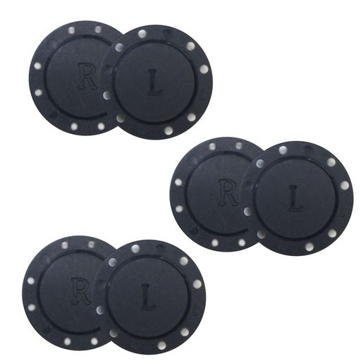 磁気ボタン強力【ブラック】黒縫い付けタイプ打ち具不要マグネットボタンカラー3組入り【26mm】きらき..