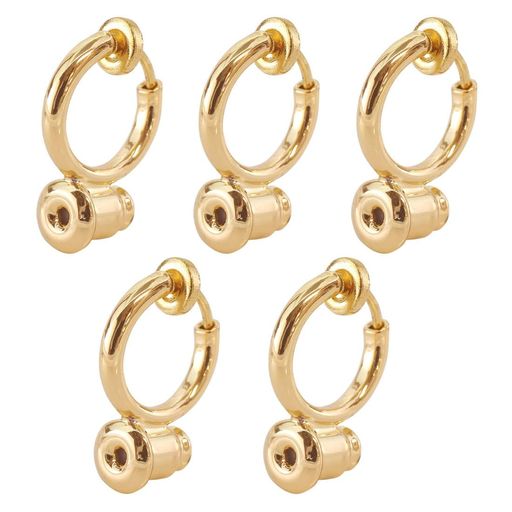 [ROQUE]イヤリングコンバーター選べる3タイプリングタイプゴールド(5個SET)