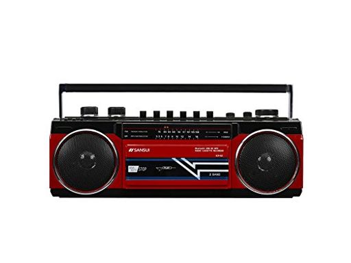 SANSUIBluetooth搭載ラジカセ【USB/SDカードMP3再生対応】SCR-B2【RD】