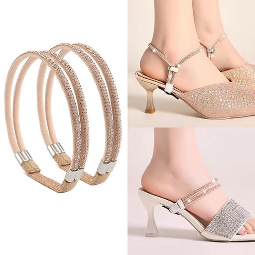 Moeagelシューズストラップ2way使用可能パンプスストラップシューズバンドシューズクリップくつずれ防..