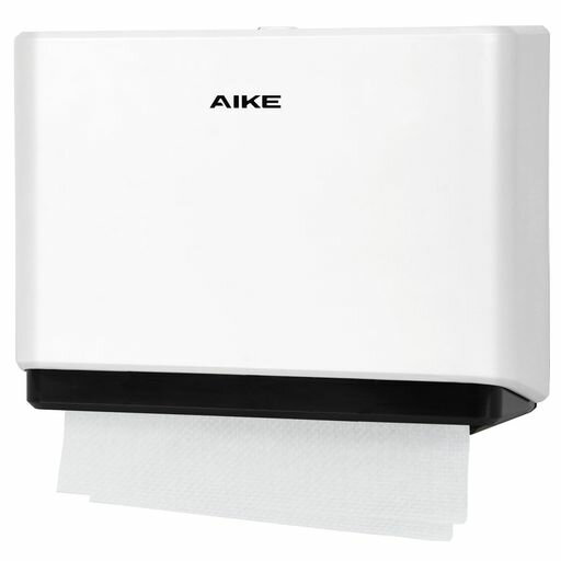 AIKE小判用ペーパータオルホルダー壁掛けペーパーホルダー200枚収納家庭用/業務用ハンドペーパーディス..