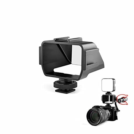 カメラ用自撮りミラー、外部自撮りデバイス、自撮りモニター、HDレンズリフレクター、角度調整可能、コ..
