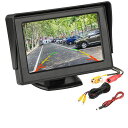 HDミニ4.3インチモニターデジタルTFTLCD800*480インダッシュ駐車ビデオシステム駐車支援2RCAスクリーン用車