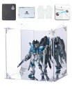 COOLTAKUフィギュアケースアクリルUVカット台座ミラー背面ミラーマグネット式磁石付き前扉コレクションケースより堅固組み立て式アクリルケースディスプレイケース防汚れ手袋クリーニ…
