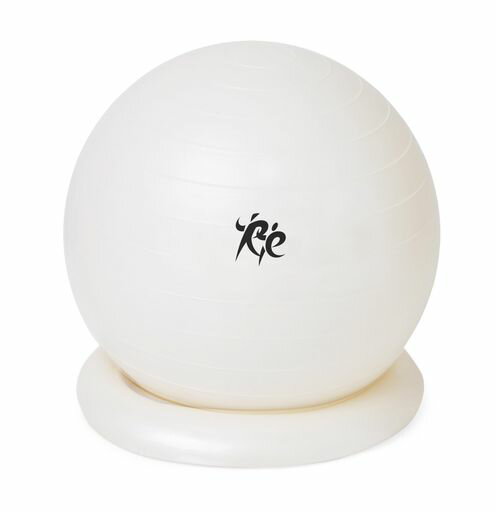 Reバランスボール45cm子供用小学生向け適正身長150cm以下耐荷重300kg発達支援バランス感覚UP(固定リン..