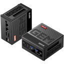 AOOSTARGEM10ミニPCRyzen77840HS780M32G/1TBLPDDR56400MHz最大5.1Ghz三つM.2PCIE4.0SSD拡張可OCuLink搭載minipcゲーミング2x2.5GLAN静音