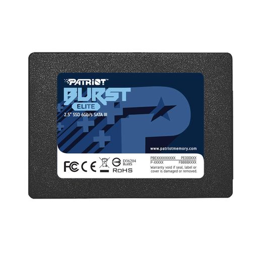 PatriotMemorySSD120GBBurstEliteSATA3内蔵2.5インチPBE120GS25SSDR