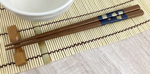 アオバ箸食洗機対応天然木男の箸太目海原23.5cm