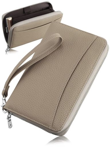 [アンコール]通帳ケース収納のプロ監修【印鑑も入る】本革磁気防止通帳入れ通帳印鑑収納大容量スキミン..