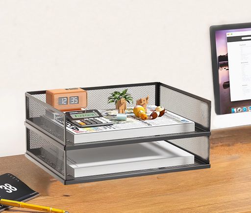 ikeemA3/A4判書類整理ケース鉄縦置き/横置きレターケース書類トレー用紙整理棚論文等の整理事務所に置..