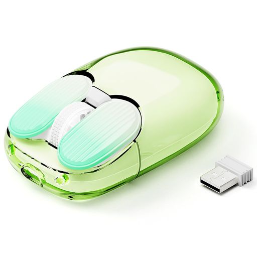 AJAZZAJ1069オフィスマウス、透明、ワイヤレス、2.4Gモード、有線TYPE-C、充電式、軽量化設計、RGBライト付き、人体工学デザイン、無線、持ち運びに便利、高精度ターゲティング AJAZZAJ1069オフィスマウス、透明、ワイヤレス、2.4Gモード、有線TYPE-C、充電式、軽量化設計、RGBライト付き、人体工学デザイン、無線、持ち運びに便利、高精度ターゲティング