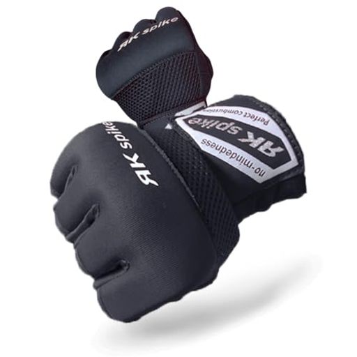 【2024年アップグレード版】バンテージボクシング極厚GELメンズ衝撃吸収ゲル簡単マジックテープ式キックボクシングインナーグローブ