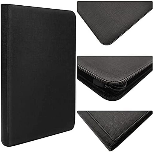 ー完全網羅版ー【トレーディングカードファイル〜神技〜】大容量高級レザーPU素材クリア12ポケット480..