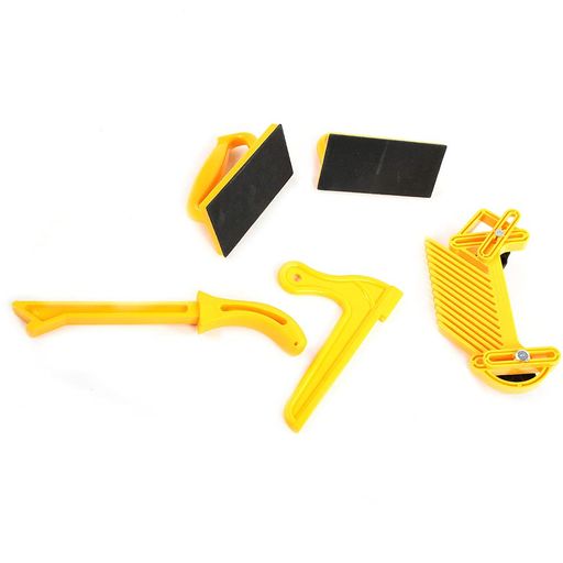 安全プッシュブロックスティック、ジョインター人間工学に基づいたハンドル作業プッシュスティックセッ..