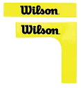 Wilson(ウイルソン)テニス簡易コートラインSTARTERCOURTLINES(スターターコートラインズ)コーナー4個+直線12個イエローWRZ2573ウィ...
