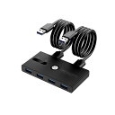 安心の日本企業USB3.0USB-C高速転送切替器PC2台用プリンタマウスキーボードハブ手動切替器プリンタUSBケーブル2本付属1.5Mパソコン2台用UA0001