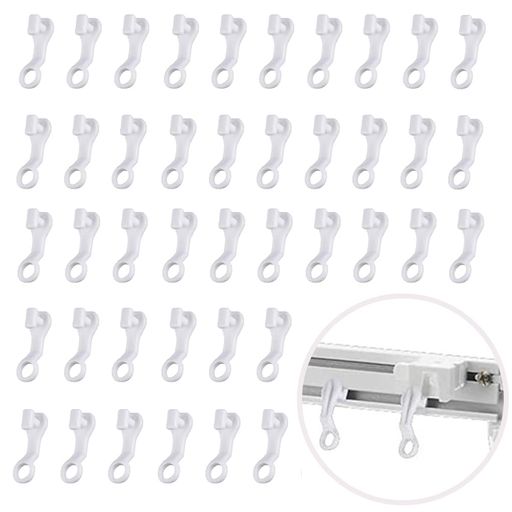 カーテンフッククリップランナーカーテンレール用ランナーカーテンレールフックカーテンフック耐久性耐..