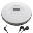 オーム(OHM)AudioCommポータブルCDプレーヤーステレオイヤホン乾電池式USB給電対応ホワイト英語リスニング語学学習英検TOEIC対策CDP-828Z03-5088オーム電機