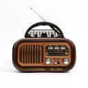 小型ポータブルラジオ携帯ラジオ短波ラジオレトロラジオFM/AMBLUETOOTHワイドFM対応高感度ラジオUSB/SDカード対応MP3プレーヤー大音量単1形電池/太陽光/USB充電対応屋内および屋外使用金