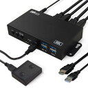 ラトックシステム8K60HZ4K120HZVRRALLM対応HDMIパソコン切替器2台RS-260UH-8K届いてすぐに使えるKVMUSBハブ付き選べる3つの切替方法本体ボタン手元スイッチホットキーHDMI対応