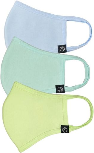 [株式会社三和]SERAO(セラオ)コットンマスク(3枚入)全38種類洗えるUPF50+花粉捕集率立95.2%抗菌加工色..