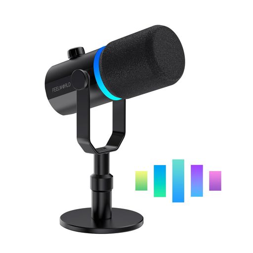 FEELWORLDXLR/USB᥿ʥߥåޥۥRGB饤ȥեñظ֥쥳ǥ󥰡ࡢ饤֥ȥ꡼...
